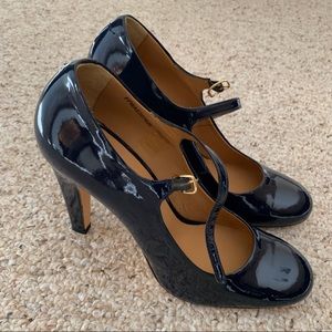 Faconnable Indigo Blue High Heeled Pumps
